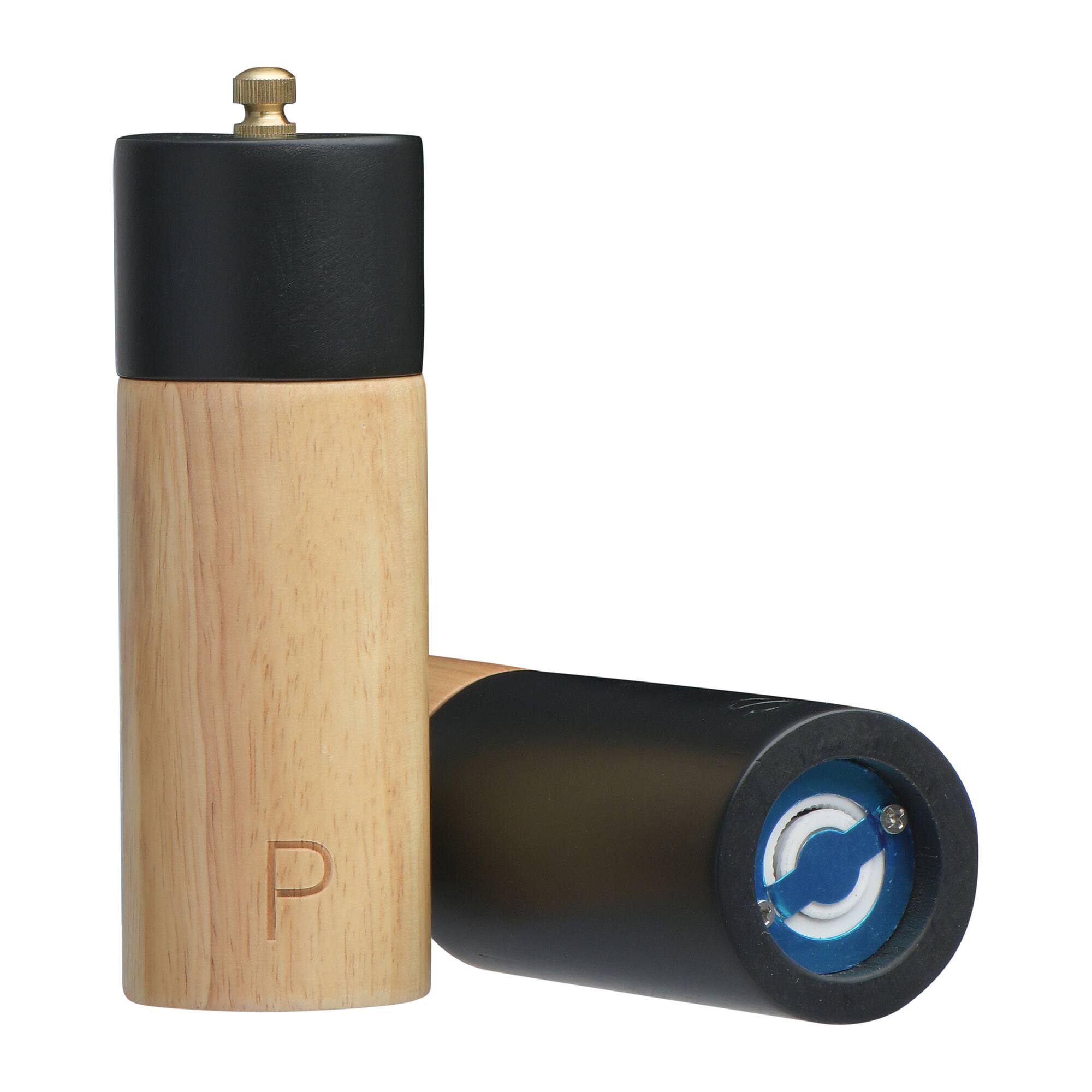 Hello Honey® Two-Tone Rubber Salt & Pepper Mills